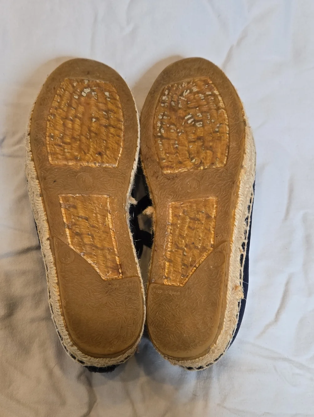 Vintage Navy Canvas Espadrilles Sneakers